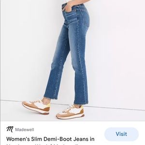 Madewell Slim Demi jeans